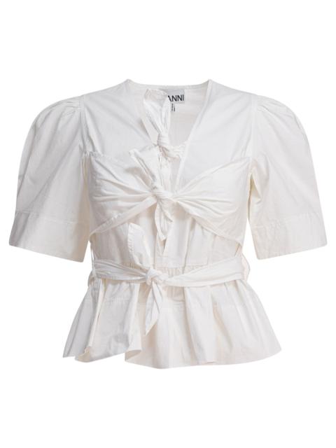 GANNI Ganni Blouse With Ruffles