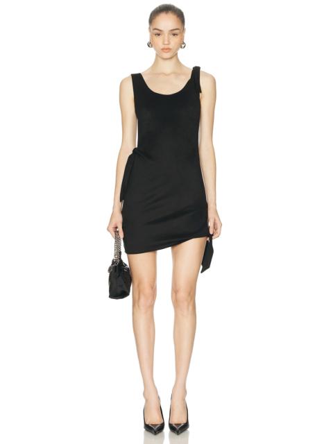ATLEIN Knot Detail Mini Dress