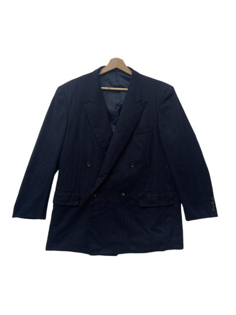 Other Designers Vintage Burberrys Tasmania Wool Striped Coat Jacket