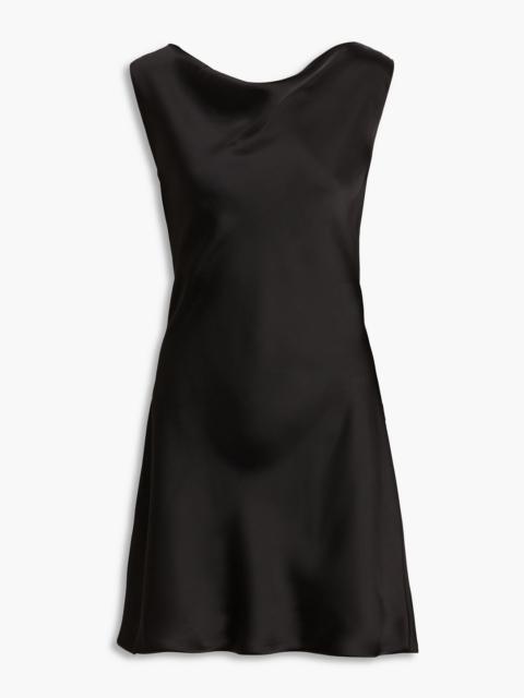 NORMA KAMALI Draped satin mini dress