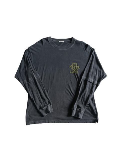 Other Designers Japanese Brand - BAYFLOW ' It's Never Too Late' Long sleeve T-shirt