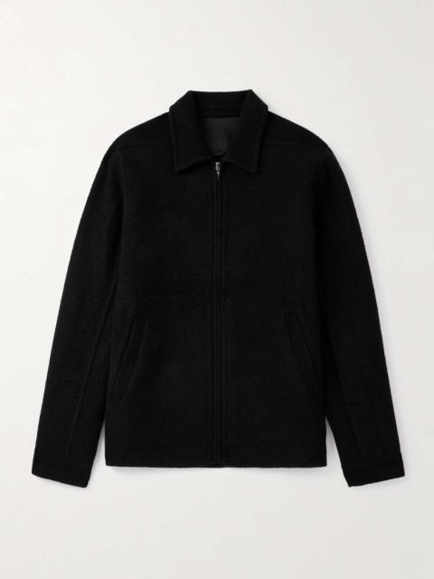 Brad Webbing-Trimmed Double-Faced Cashmere Bomber Jacket