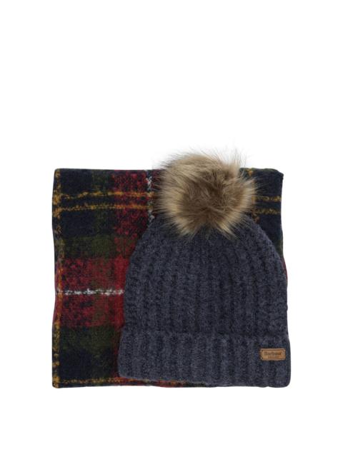 Barbour Barbour Beanie And Scarf Set "saltburn"