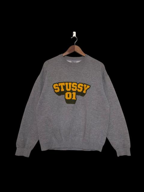 Other Designers Vintage - 🔥Steals🔥STUSSY 01 Rare Og Design Crewneck Sweatshirt