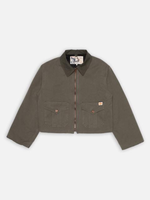 Nudie Jeans Molly Duck Canvas Jacket Green