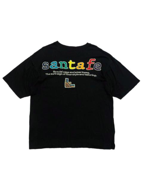 Other Designers Vintage - RARE! VTG 90s SANTA FE EMBROIDERED BIG LOGO