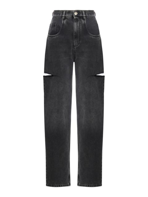 Maison Margiela Maison Margiela Women High-Waisted Side-Cut Jeans