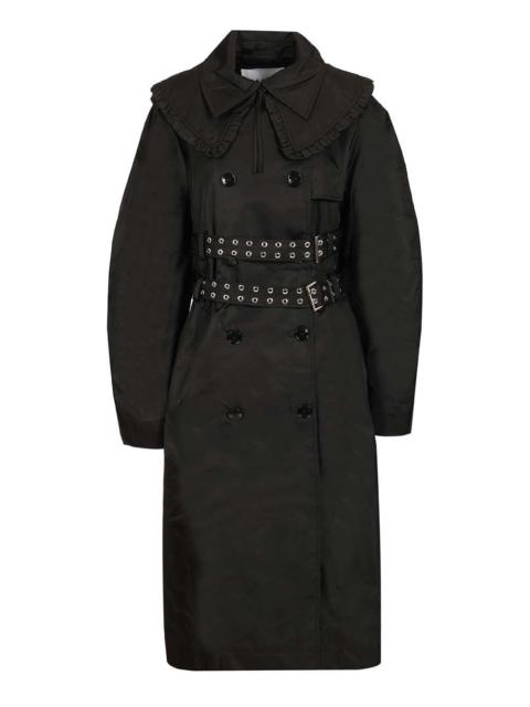 GANNI Ganni Women Duchesse Nylon Trenchcoat