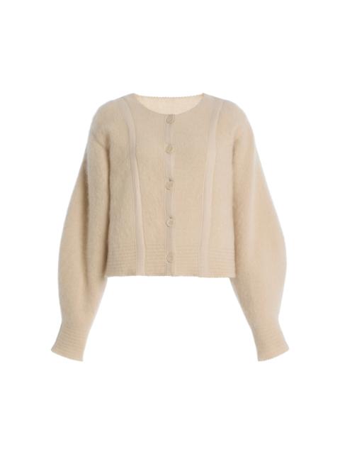 BY MALENE BIRGER Pernille Mohair Cardigan off-white