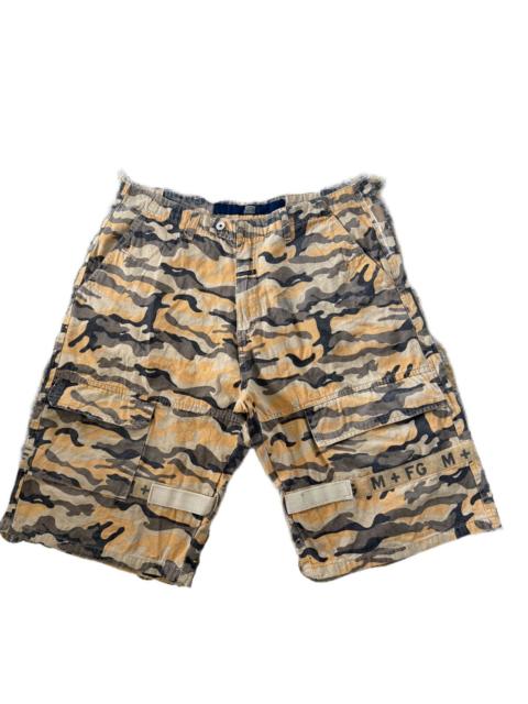 Other Designers Marithe + Francois Girbaud - MFG CAMOUFLAGE SHORTS CARGO STYLE
