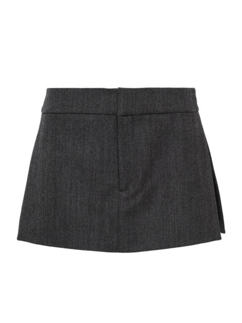 Alexander Wang Wool Tailored Mini Skort