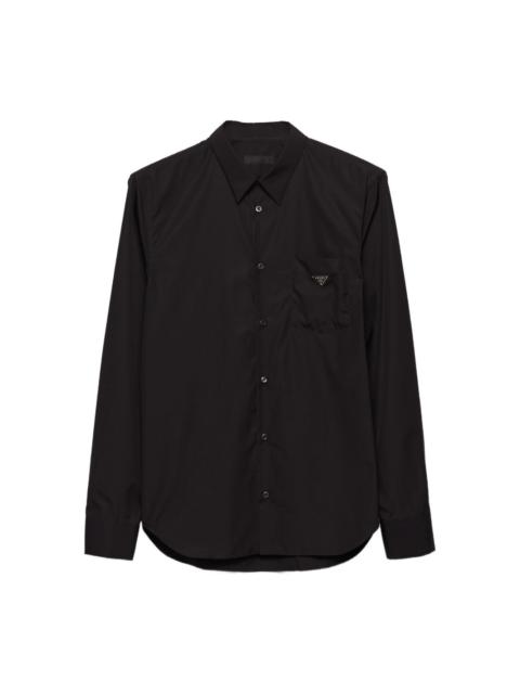 patch-pocket cotton shirt