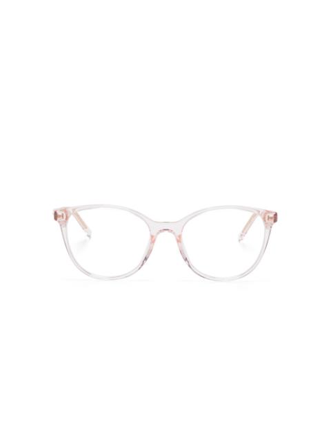 butterfly-frame glasses