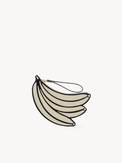 Chloé BANANA FLAT POUCH IN GRAINED LEATHER