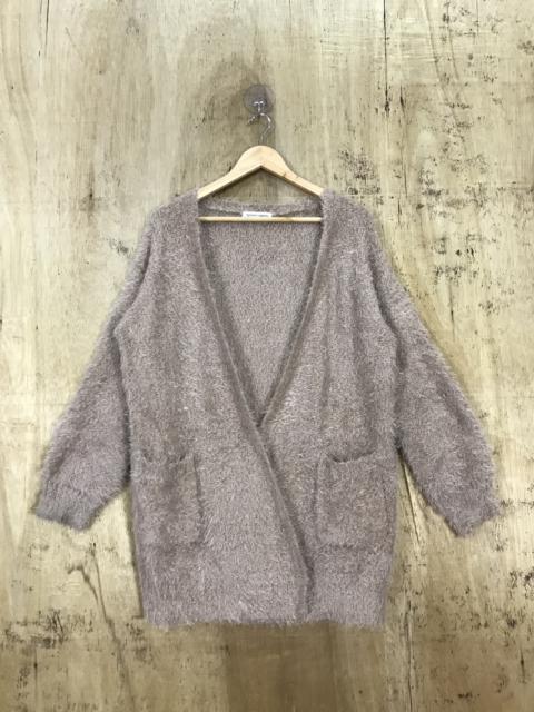 Other Designers Japanese Brand - Alphabet Mohair Fur Shag Shaggy Knit Cardigan