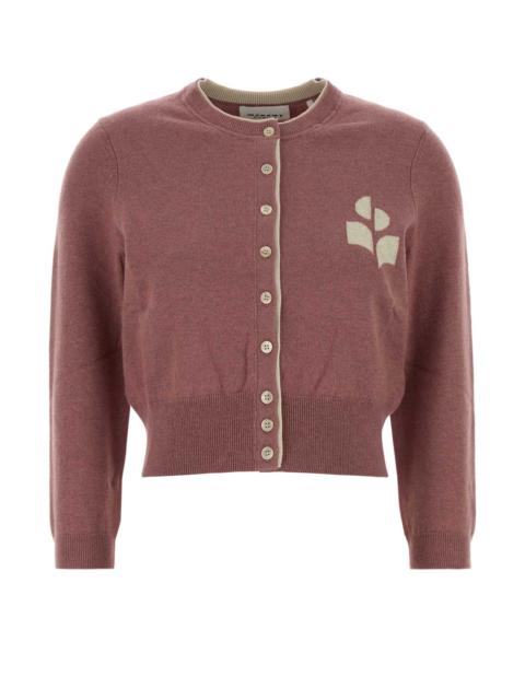 Isabel Marant Étoile Isabel Marant Etoile Women Antiqued Pink Cotton Blend Lona Cardigan