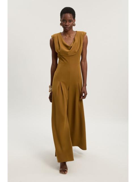 KAREN MILLEN Tailored Drape Wide Leg Jumpsuit