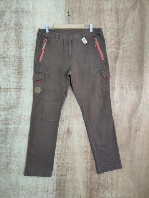 Other Designers Vintage - Trespass brown multi pocket double knee cargo pants #279