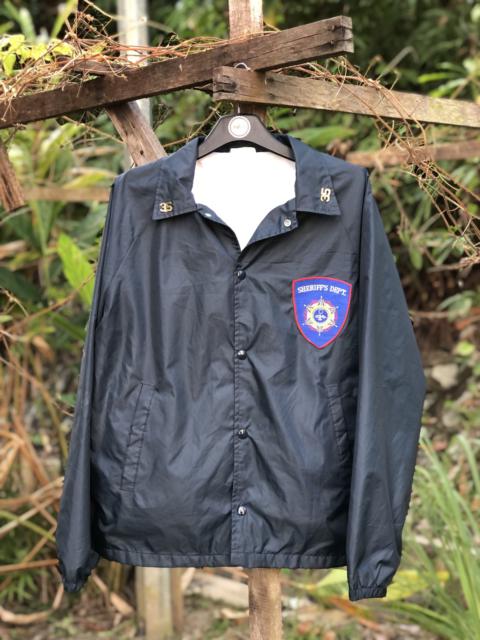 Other Designers Vintage - Vintage 80's Sheriff Snap Front Nylon Jacket