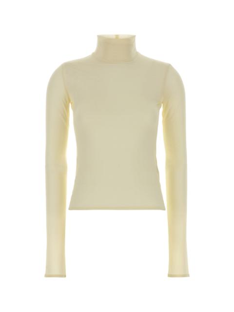 Jil Sander Pastel yellow viscose top