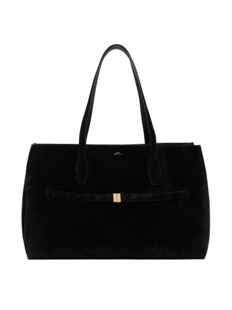 Totême Black Suede Lounge Tote