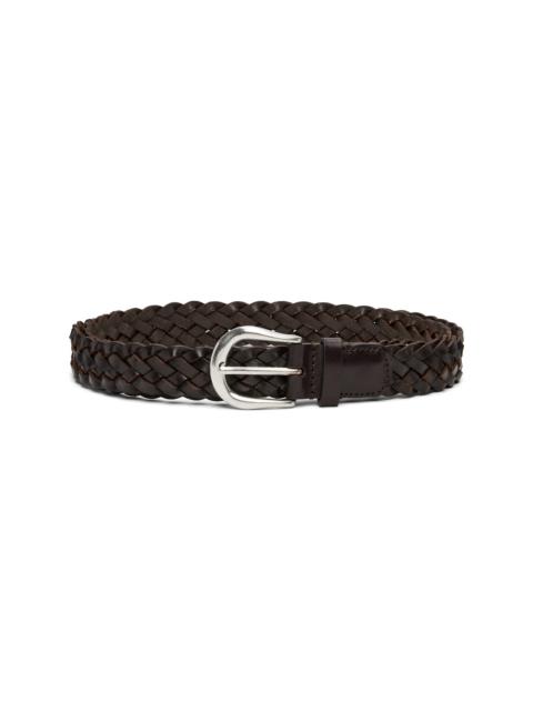 Studio Nicholson Brown Plaited Belt
