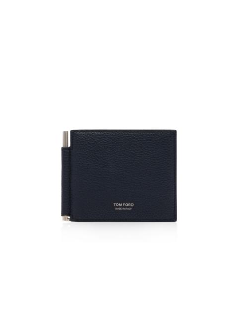 TOM FORD GRAIN LEATHER MONEY CLIP WALLET