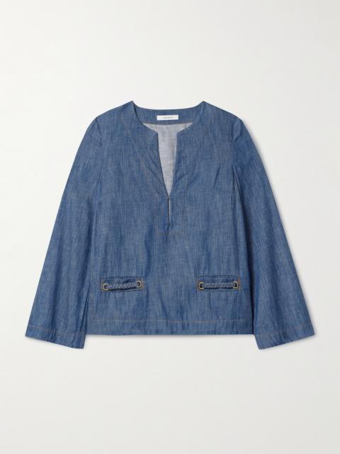 Zimmermann Wylie Braided Denim Tunic