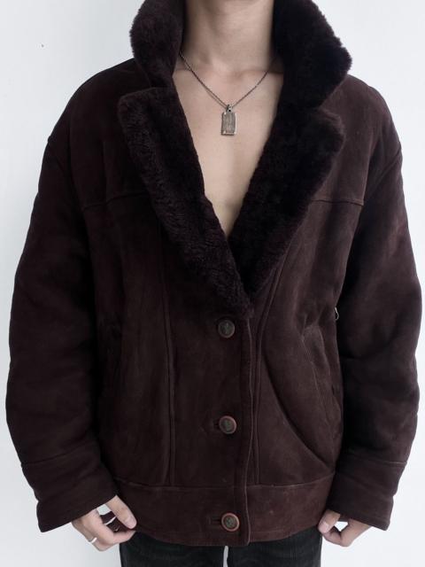 SAINT LAURENT FW94 Yves Saint Laurent Pour Homme Real Shearling Jacket