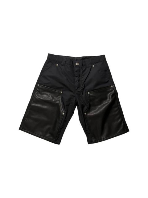Chrome Hearts Double leather knee carpenter shorts