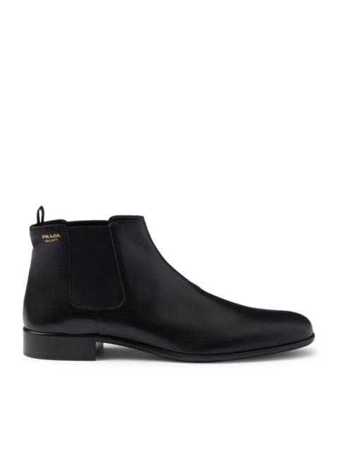 Prada Prada Women Leather Ankle Boots