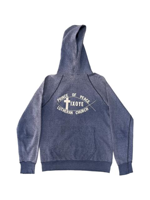 Other Designers 80s Vintage Distressed Jesus Prince Of Peace Hoodie