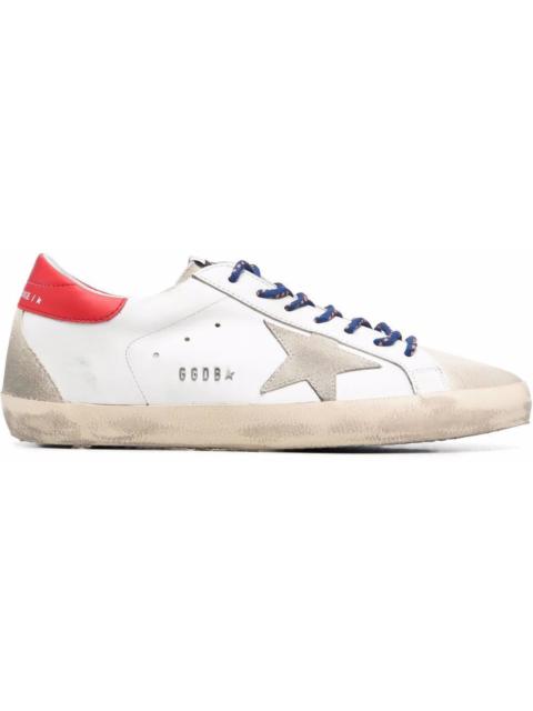 Golden Goose Super-Star White Red Grey Suede