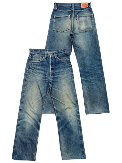 Japan Blue - Fab Four Selvedge Distressed Selvedge Mudwash Denim Jeans