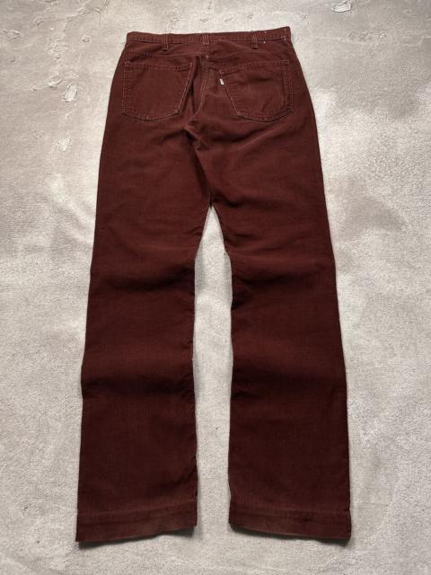 Levi's Vintage 70s Levi’s 519 Talon Corduroy Pants Jeans White Tab