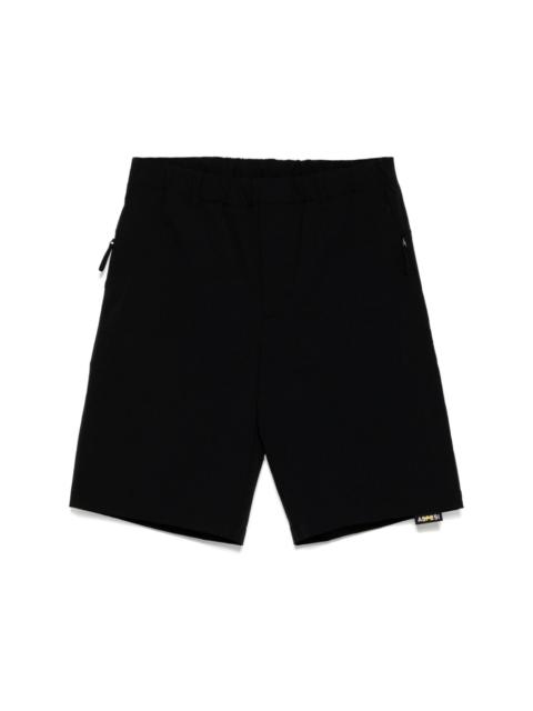 Aspesi Linen garment dyed shorts