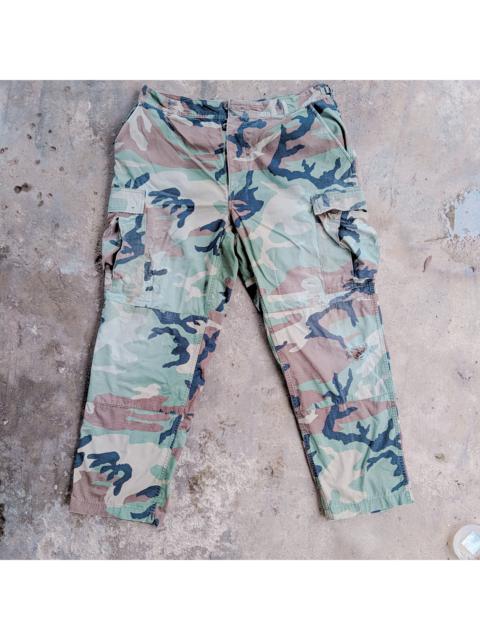 Other Designers Camo - Camo Faded Distressed Tactical Military Trousers Cargo Pants