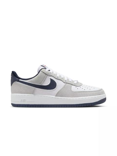 Nike Air Force 1 '07 LV8 "White/Obsidian/Pure Platinum/Team Red" Men's Shoe