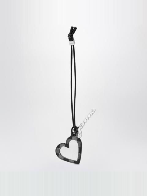 GANNI Heart-shaped mirror Bou black