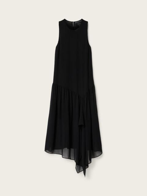 ALLSAINTS CYRA ASYMMETRIC MAXI DRESS