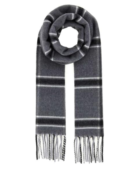 GUCCI Gucci Men Embroidered Wool Scarf