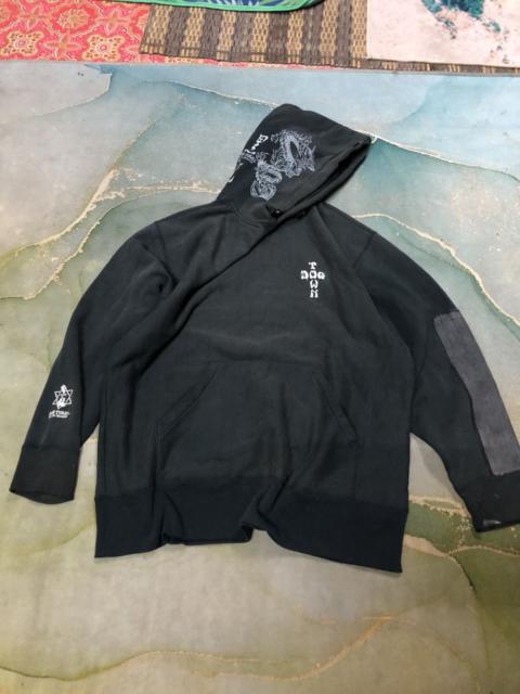 Other Designers Vintage Dogtown Black Dragon Trashed Hoodie