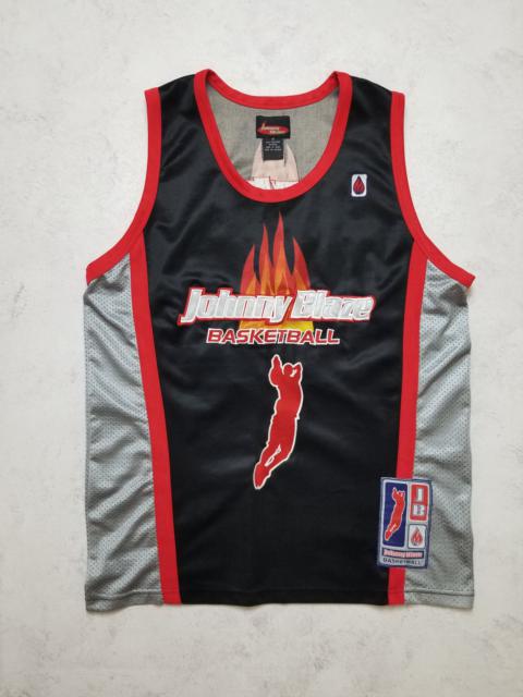 Other Designers Other - Johnny Blaze Embroidered Basketball Logo Method Man Jersey