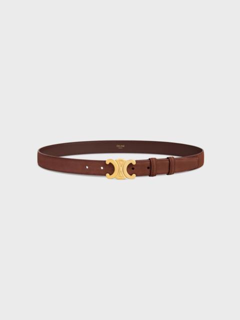 CELINE Medium 25MM Triomphe Belt IN GRAINED NUBUCK CALFSKIN