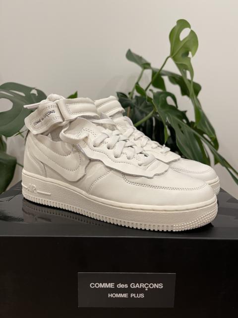 Nike STEAL! Comme des Garçons Nike Mid Air Force one White