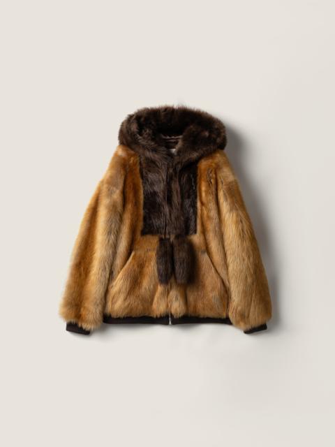 Miu Miu Shearling blouson jacket