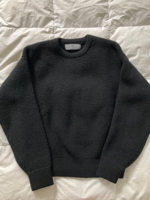 Black Wool Knit