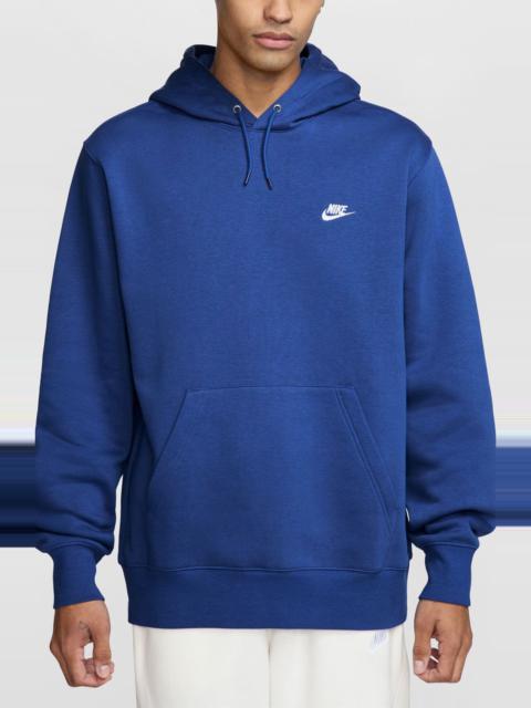 Nike Nike Club Fleece Pullover Hoodie in Game Royal/White at Nordstrom