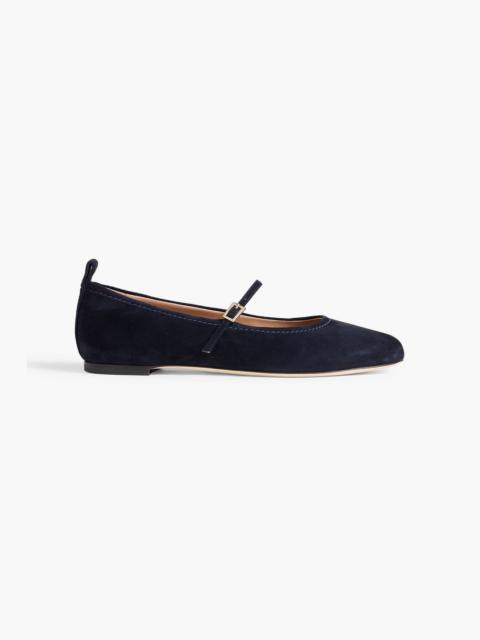 MALONE SOULIERS Martine suede Mary Jane flats