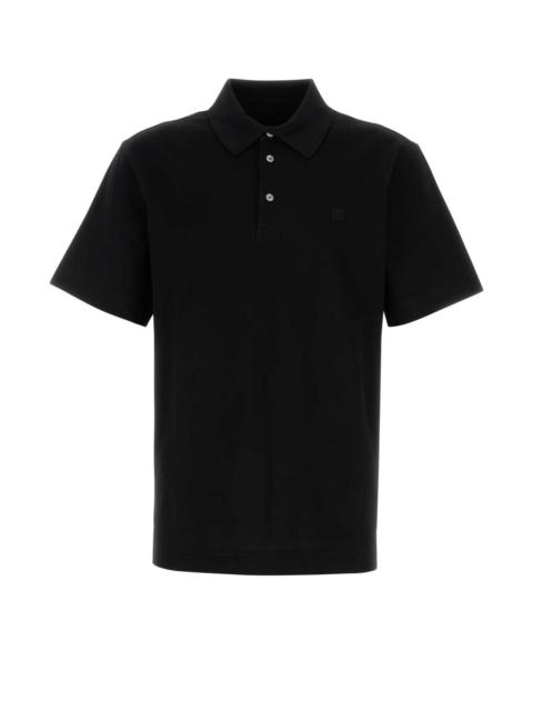 Givenchy Givenchy Men Black Piquet Polo Shirt